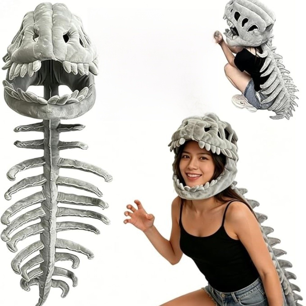 Cosplay Prop Pattern - Halloween Cosplay Costume Dinosaur Skeleton Costume