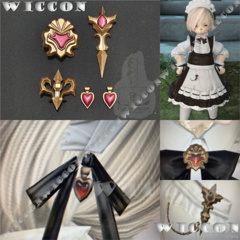Cosplay Prop Diy - Classic Maid Uniform Accessories Set Game