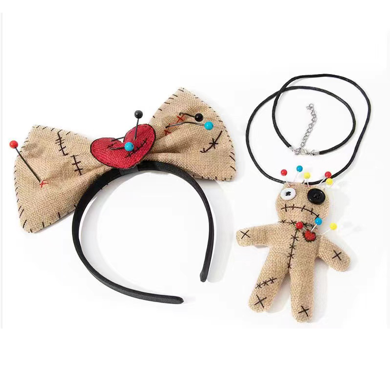 Voodoo Cosplay And Prop - Adult Halloween Cosplay Voodoo Doll Headband