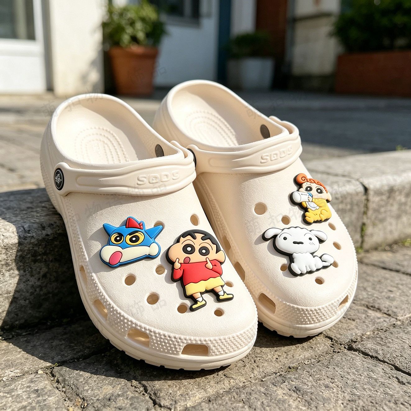 Crayon Shin-chan shoe flower a - Cosplay Prop Diy recension och pris