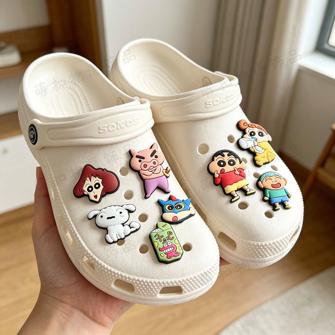 Crayon Shin-chan shoe flower a - Cosplay Prop Diy recension och pris