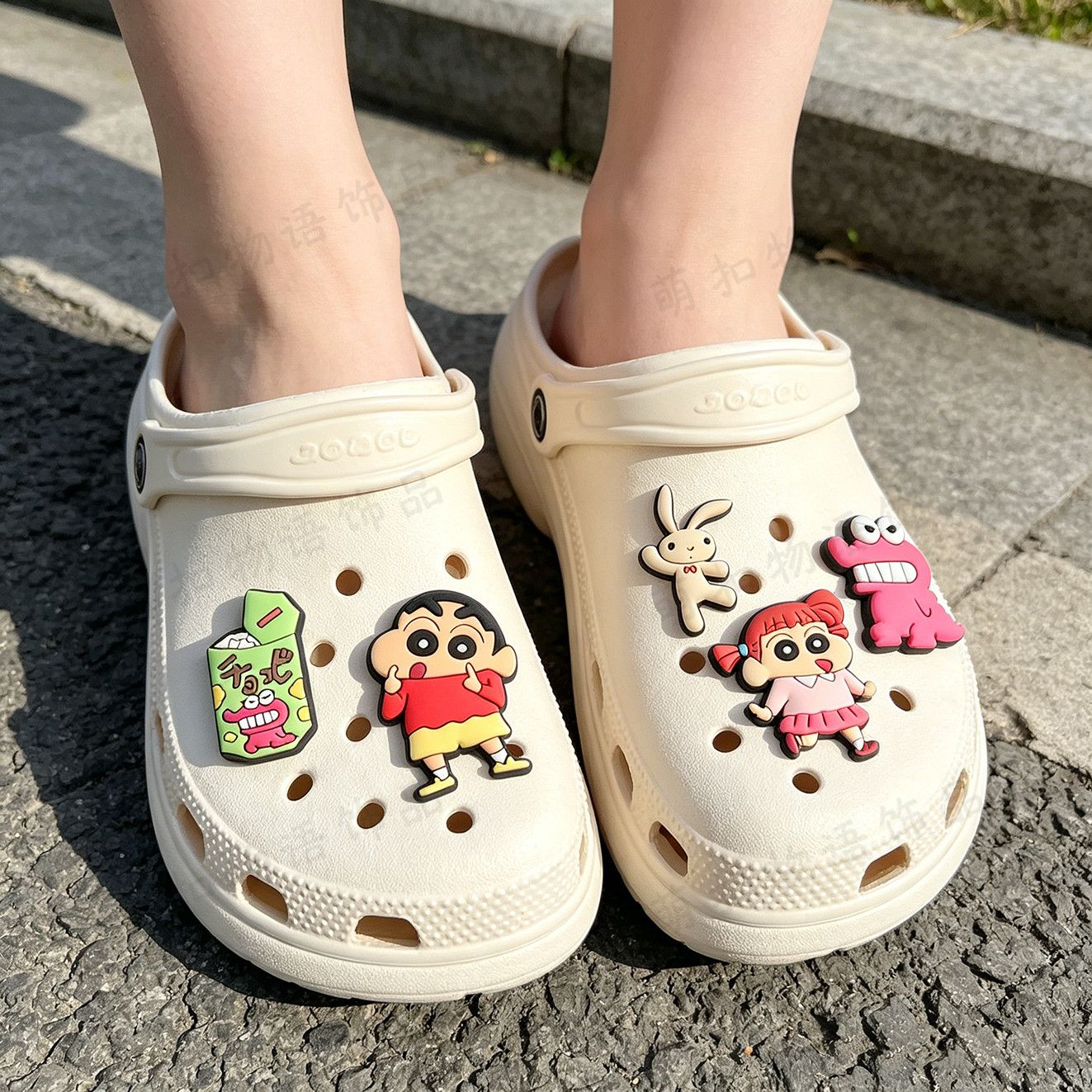Crayon Shin-chan shoe flower a - Cosplay Prop Diy recension och pris