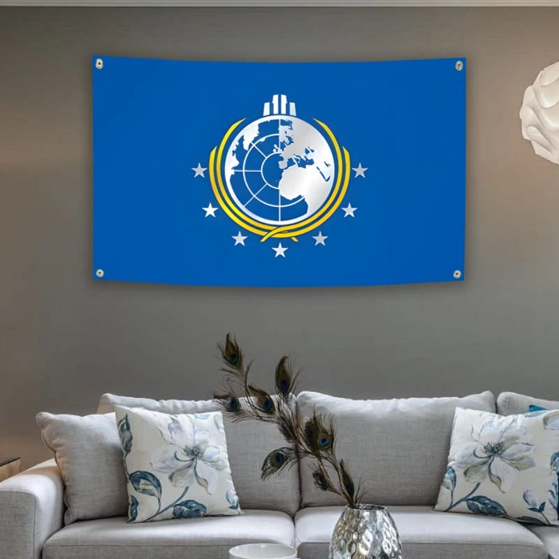 Super Earth Flag Helldivers 3x - Fallout Cosplay Prop recension och pris