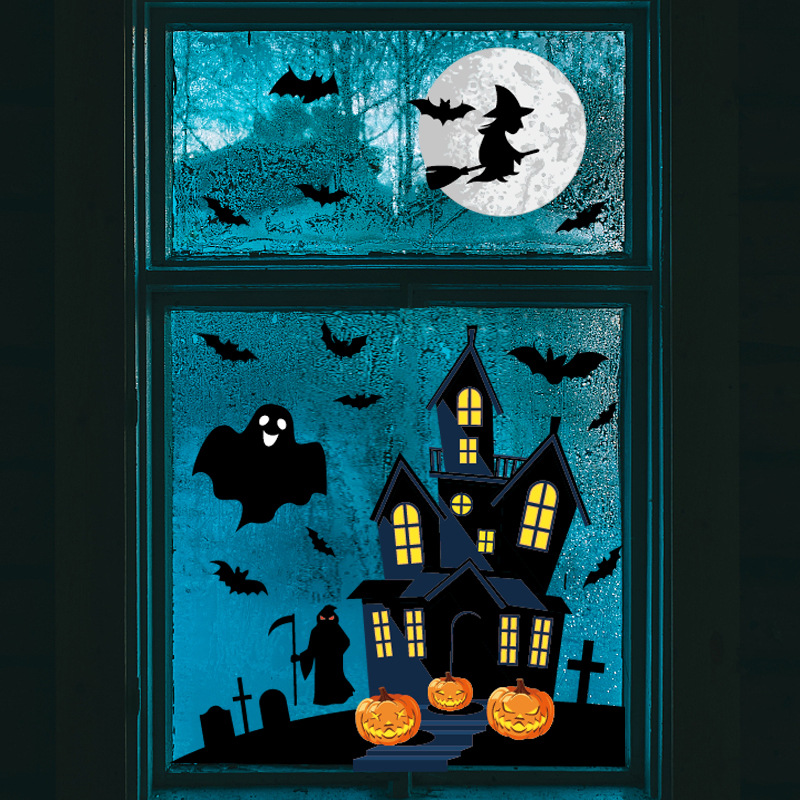 Ghost Bat Witch Window Sticker - Cosplay Bat Prop recension och pris