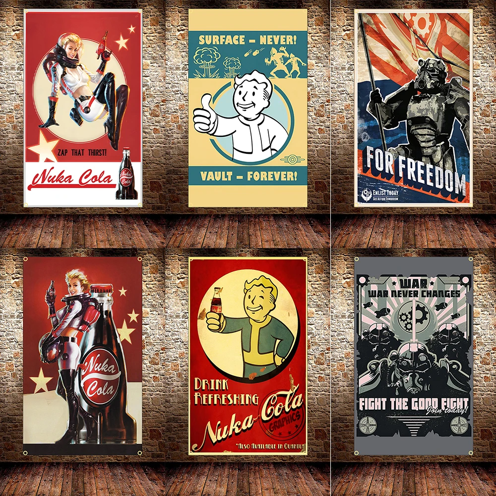 FLAGDOM 90X150CM 3X5Ft GAME Po - Fallout Cosplay Prop recension och pris