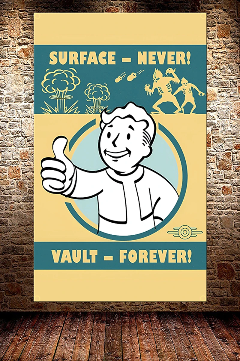 FLAGDOM 90X150CM 3X5Ft GAME Po - Fallout Cosplay Prop recension och pris