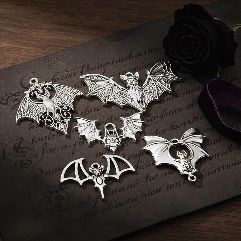 #@4pcs Gothic Vampire Bat Char - Cosplay Bat Prop recension och pris
