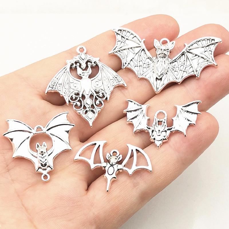 #@4pcs Gothic Vampire Bat Char - Cosplay Bat Prop recension och pris
