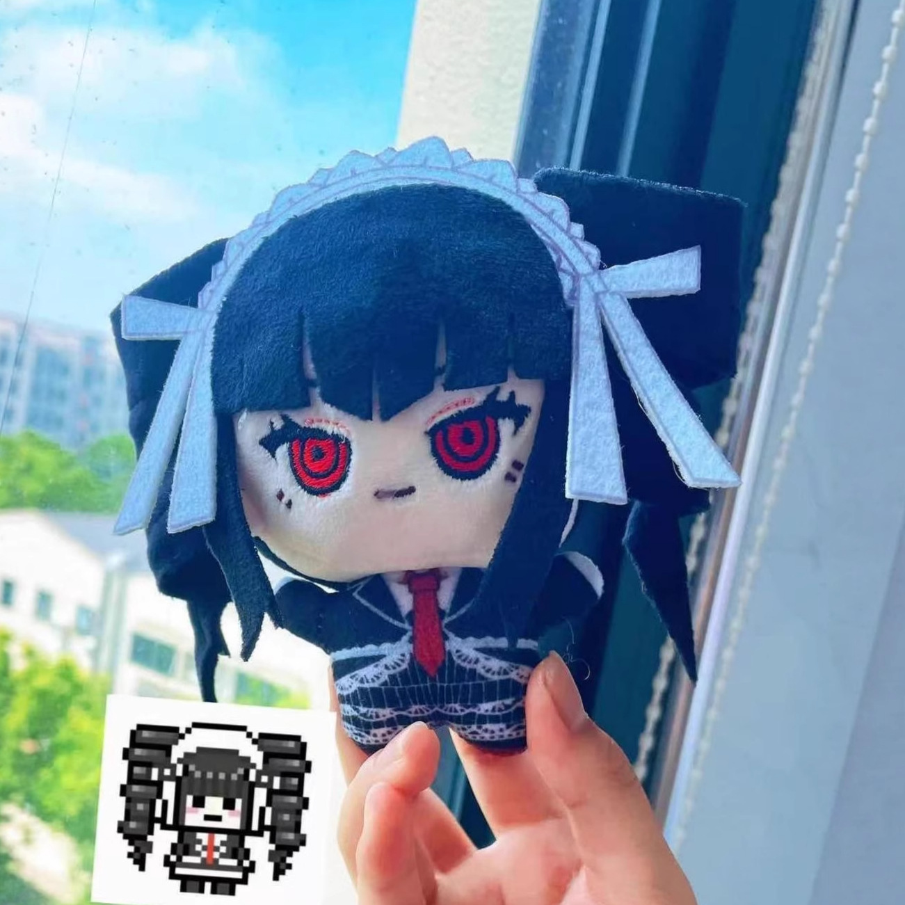 10cm Celestia Ludenberg Plushi - Cosplay Plushie Prop recension och pris