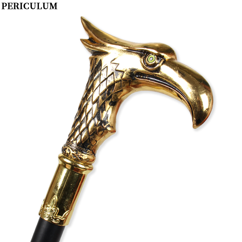 Shiny Gold Eagle Head Walking  - Detachable Cosplay Prop recension och pris