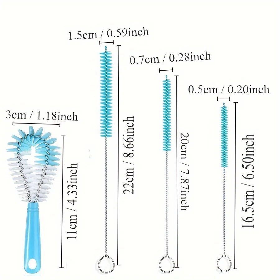 8 Pcs Bottle Cleaning Brush Se - Worbla Thermoplastic recension och pris