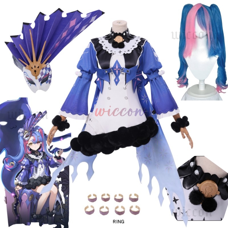 Roccia Cosplay Costume Wig Dre - Cosplay Prop Diy recension och pris