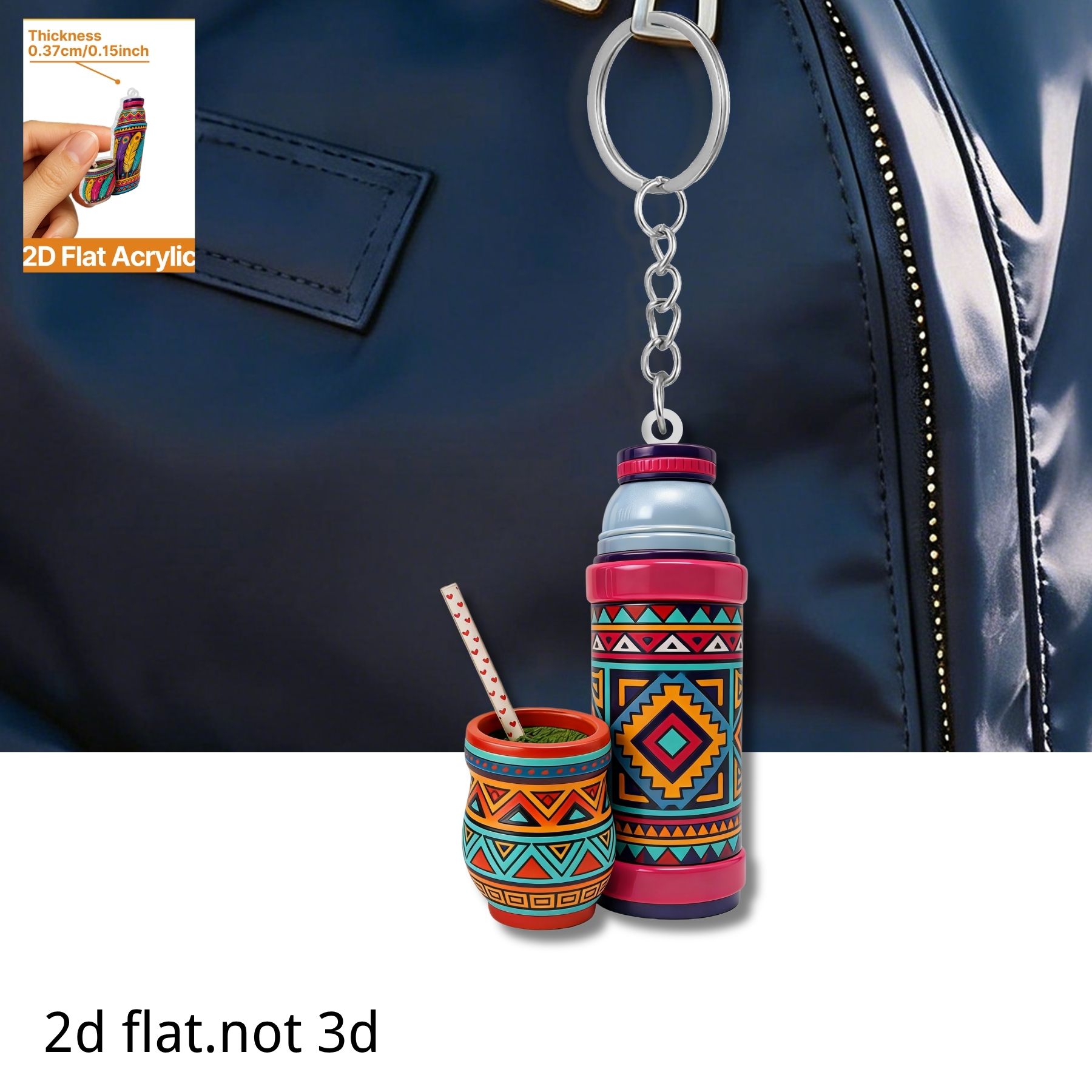 Thermos Cup Keychain,2D Flat A - Worbla Thermoplastic recension och pris