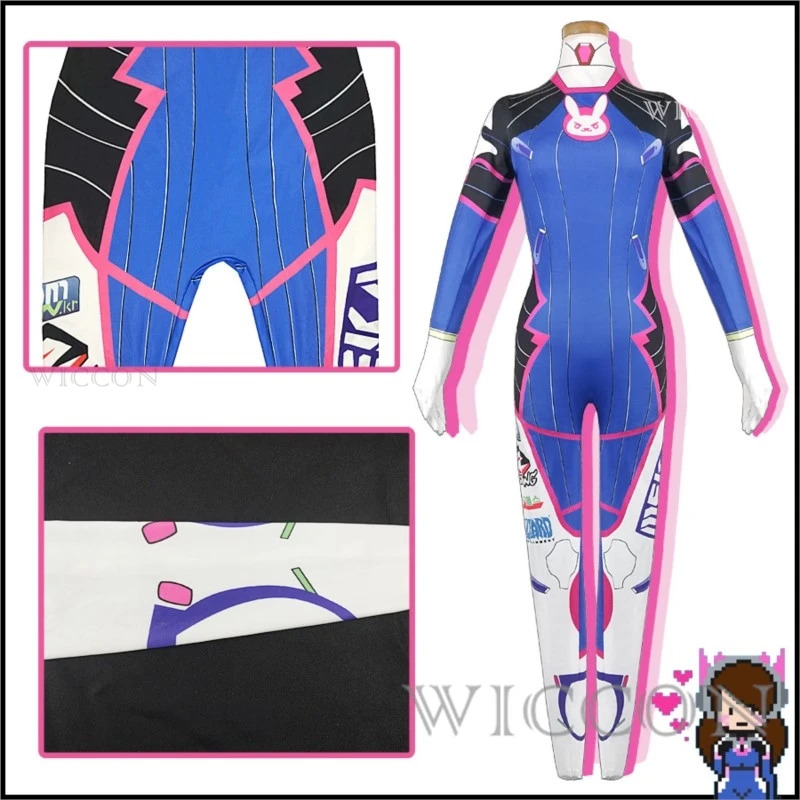 2025 11 Anime Woman Jumpsuit T - Dva Cosplay Prop recension och pris