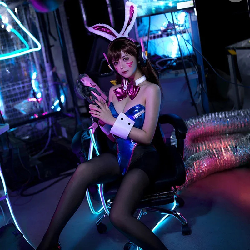 Overwatch DVA Bunny Jumpsuit S - Dva Cosplay Prop recension och pris
