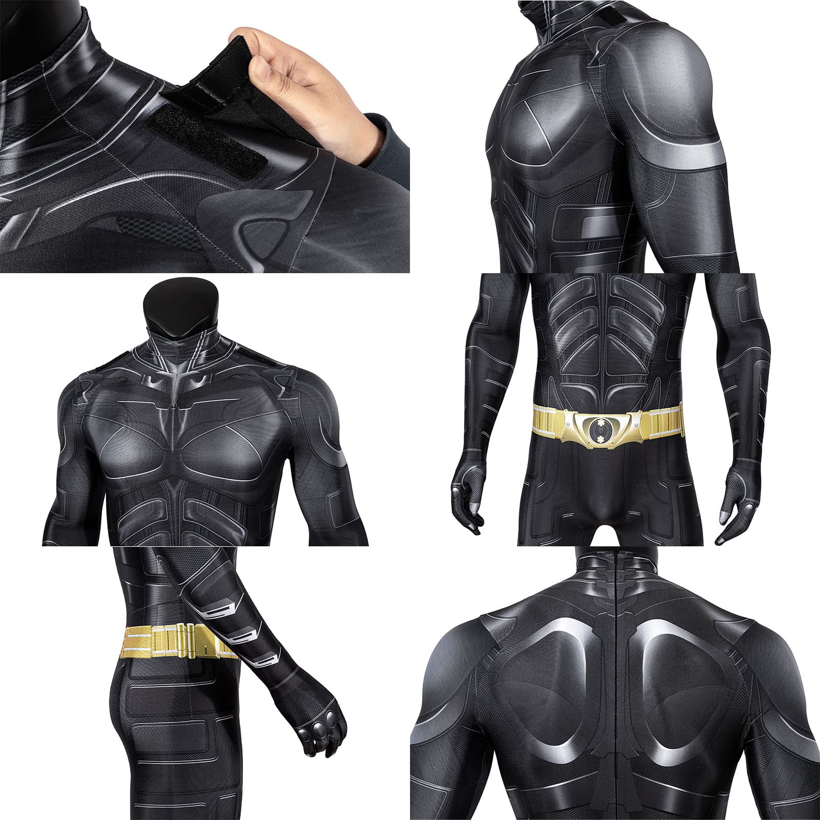 Bat Superhero Costume for Adul - Cosplay Bat Prop recension och pris
