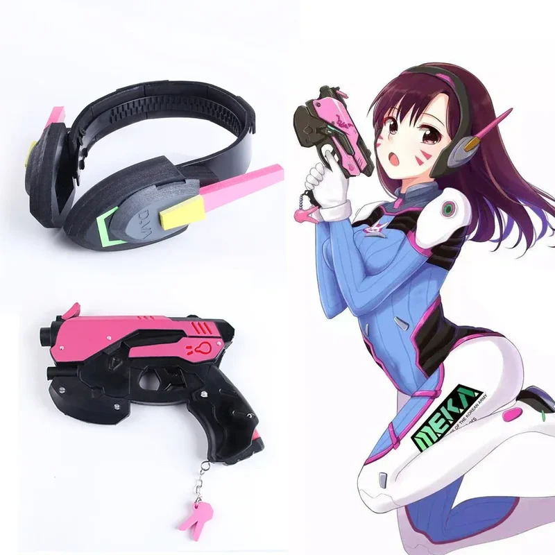 Game Overwatch D.Va Earphone G - Dva Cosplay Prop recension och pris