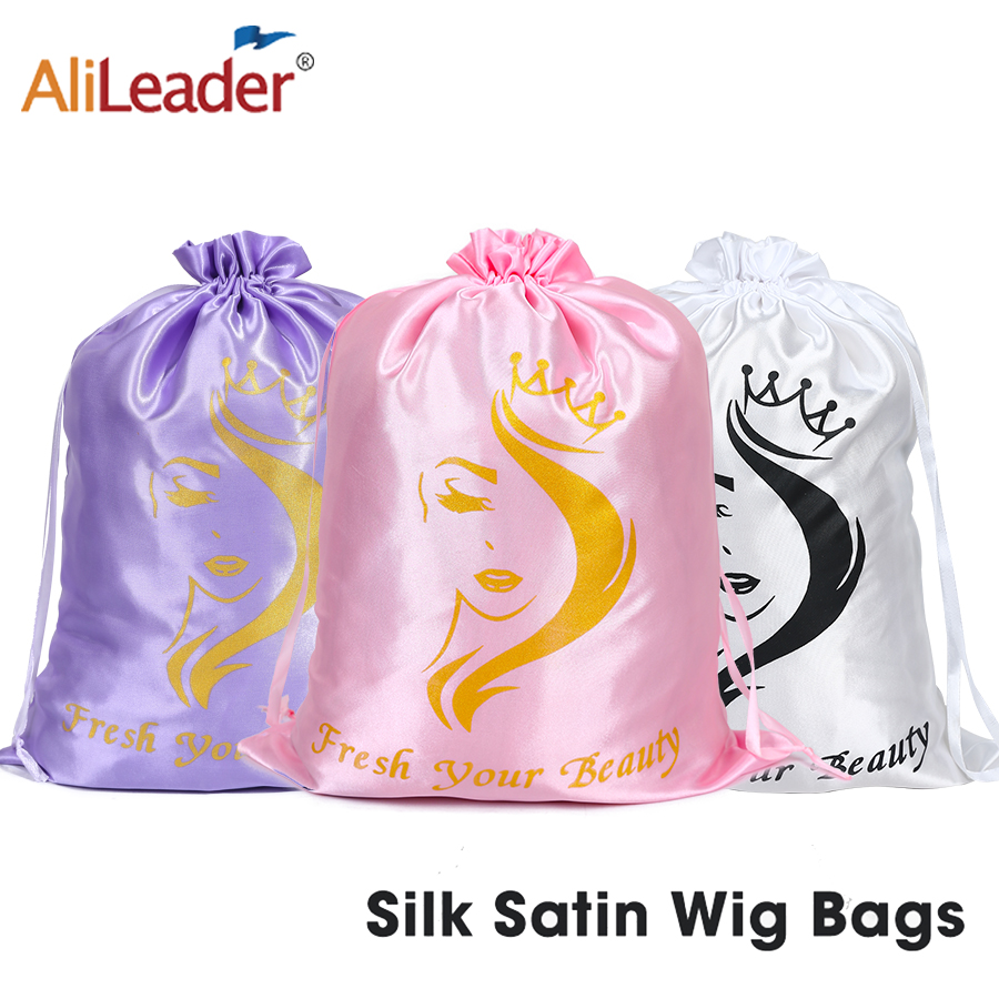 Satin Wig Bag With Drawstring  - Aerith Cosplay Prop recension och pris