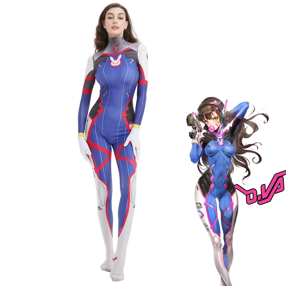 Game D.VA Widowmaker Jumpsuit  - Dva Cosplay Prop recension och pris