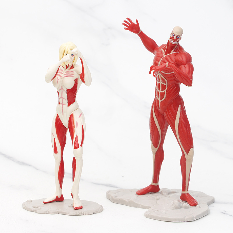 8pcs Attack on Titan Anime Fig - Kotobukiya Artfx recension och pris