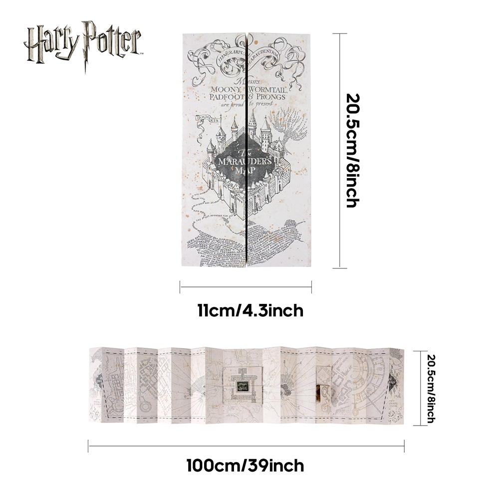 1PC Map Of The Marauder's Scho - Prop Para Cosplay recension och pris