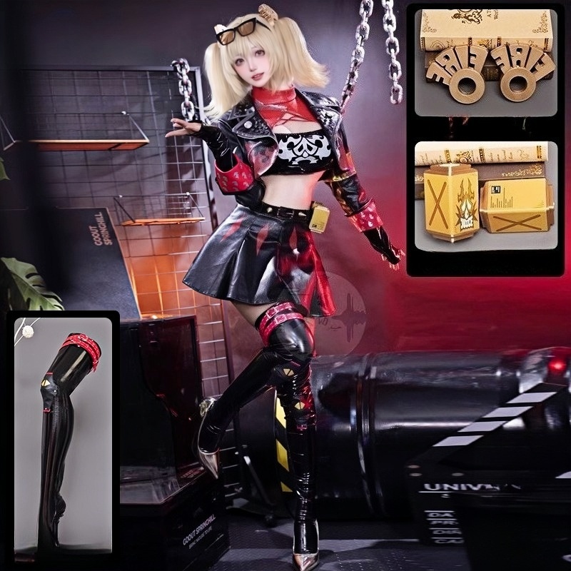 2026 Halloween Anime Party Out - Burnice Cosplay Prop recension och pris